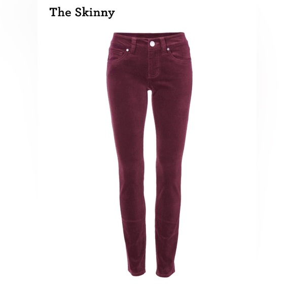 CAbi Pants - NEW! CABI Skinny Cords Vineyard Burgundy size 16 Brand New in Bag GORGEOUS!